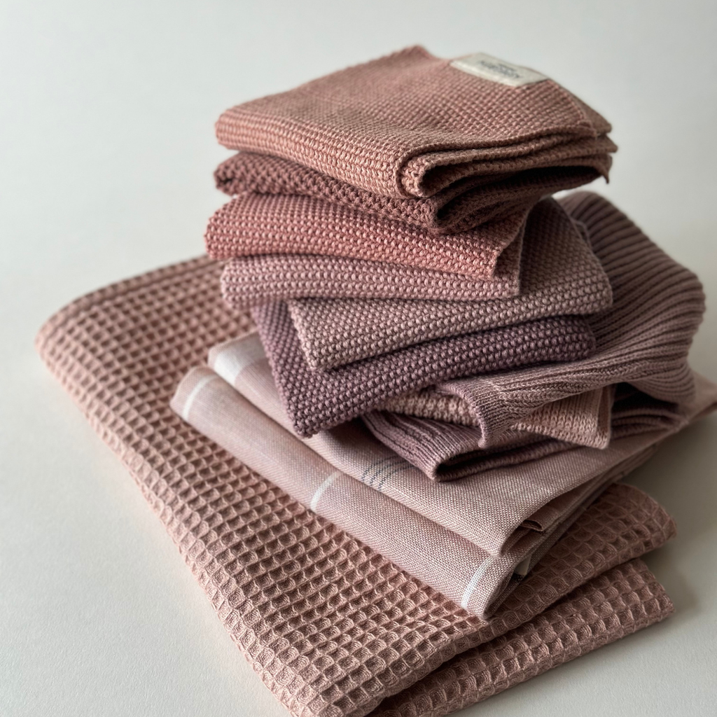Strikkede karklude – Solid – Skandinavisk design: 25x25 cm
