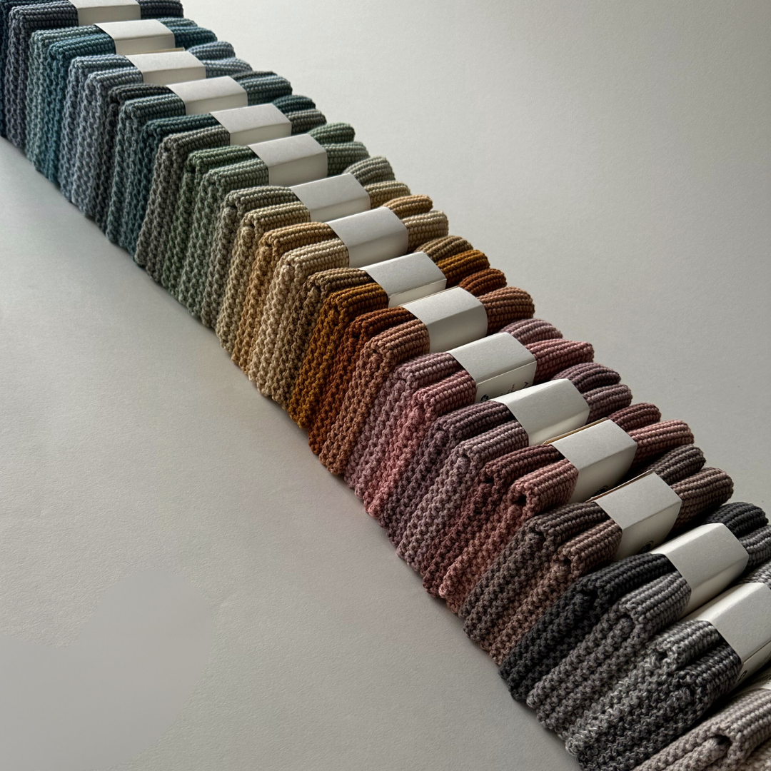 Strikkede karklude – Solid – Moderne boligstil: 25x25 cm